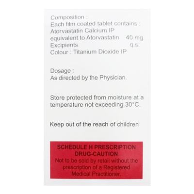 ATORFIT 40 Tablet 20's - High Cholesterol-Dys