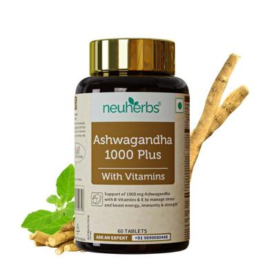 Neuherbs Ashwagandha 1000 Plus Tablets 60's - Sexual Care