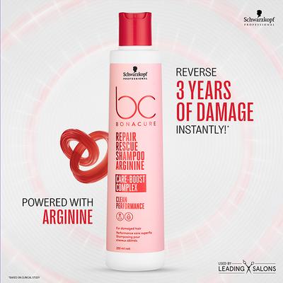 Schwarzkopf Professional Bonacure Repair Rescue Shampoo with Arginine and Vegan Keratin 250 ml - Shampoos