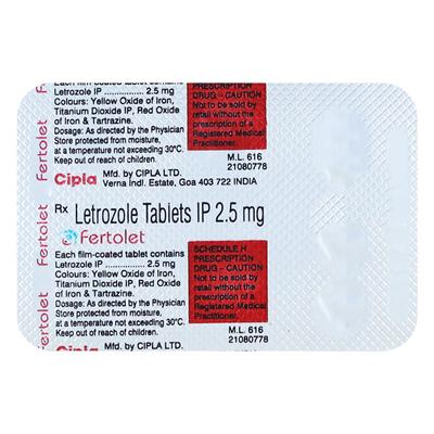 Fertolet 2.5mg Tablet 5'S - Cancer Oncology-Hor