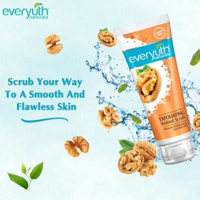 Everyuth Walnut Scrub 100 gm - Face Scrubs