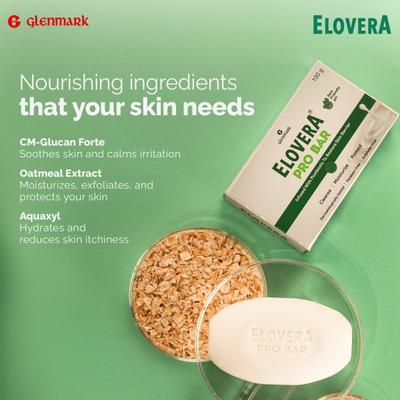 Glenmark Elovera Pro Bar 100 g - Soaps