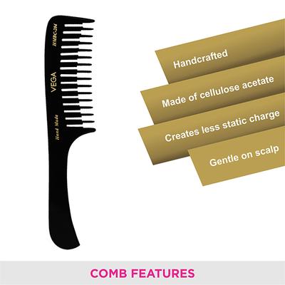 Vega Grooming Comb (HMBC - 204) 43 gm - Hair Combs