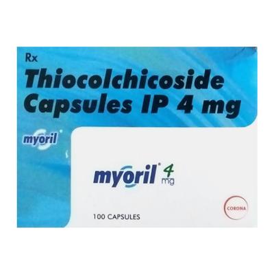 Myoril 4mg Capsule 10'S - Muscle Cramps/Spasticity-Mus