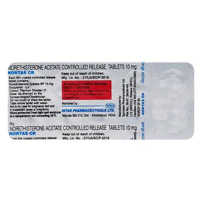 Nortas CR Tablet 10'S - Hormonal Therapy-Oes