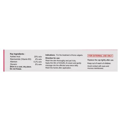 Exazel N Cream 15gm - Acne-Acn