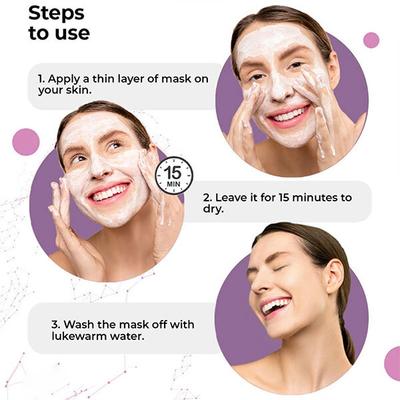 Cosmos by Bewakoof Anti-Acne Face Mask Powered By Hibiscus & Vitamin C 100 gm - Masks & Peels