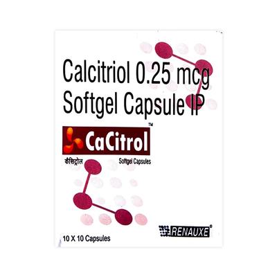 CACITROL Softgel Capsule 10's - Supplements-Vit