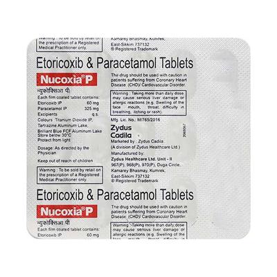 NUCOXIA P Tablet 15's - Pain relief-Nsa