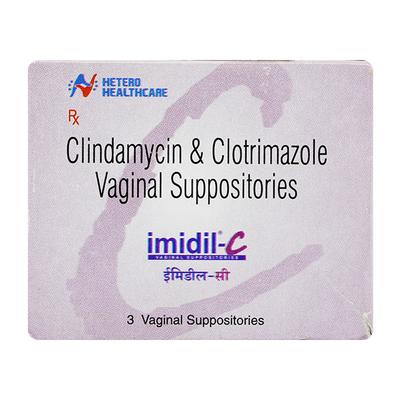 Imidil C Vaginal Suppository 3'S - Fungal Infections-Anf
