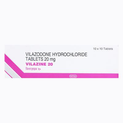Vilazine 20mg Tablet 10'S - Depression-Ant