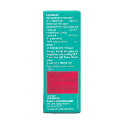 Mahaflox D Eye Drops 5ml - Eye Infections-Eaa