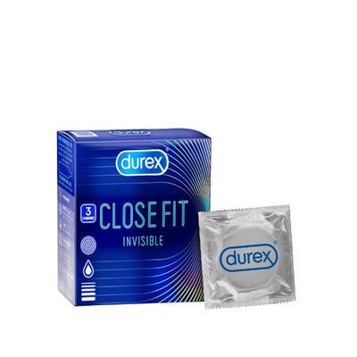 Durex Close Fit Invisible Condoms 3's - Plain/Flavoured Condoms