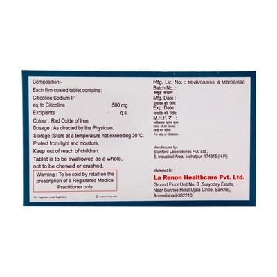 Colihenz 500mg Tablet 10'S - Alzheimer-Neu