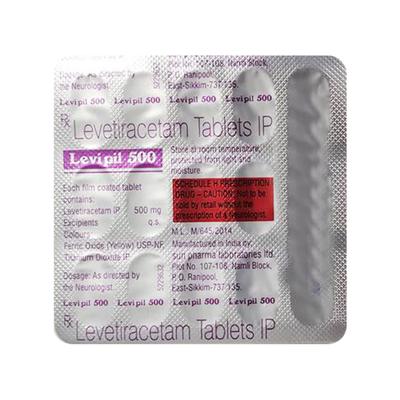 LEVIPIL 500 Tablet 15's - Epilepsy/Convulsion-Ant