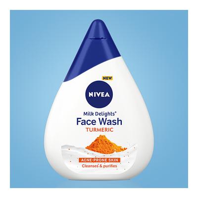 Nivea Milk Delights Face Wash - Turmeric 100 ml - Face Wash & Cleansers