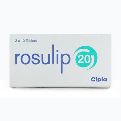 Rosulip 20mg Tablet 10'S - High Cholesterol-Dys