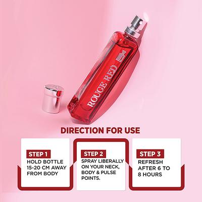 Lyla Blanc Urban Scent Rouge Red Long Lasting Perfume for Men and Women 15 ml - Perfumes (Edt/Edp)