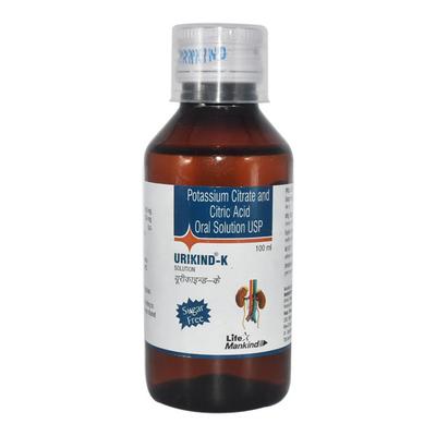 Urikind K Sugar Free Solution 100ml - Bladder And Prostate Disorders-Dru