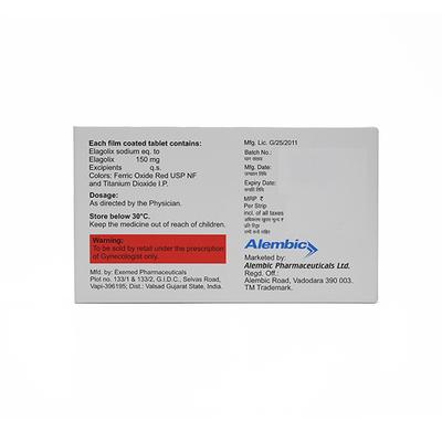 UNIGOLIX 150 Tablet 10's - Uterus Conditions-Dut