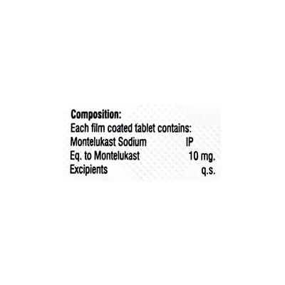 MONTU 10MG TABLET 10'S - Asthma/COPD-Ast