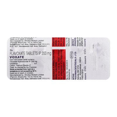Voxate Tablet 10'S - Bladder And Prostate Disorders-Dru