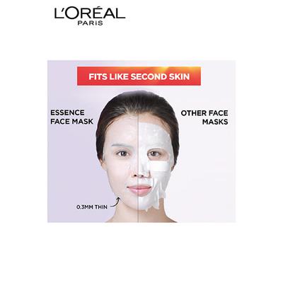 L'Oreal Paris Revitalift Essence Face Sheet Mask, Brightening And Hydrating 30 Gm - Sheet Masks