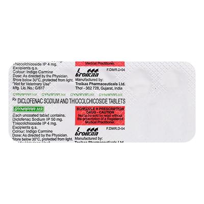 Dynapar MR Tablet 10'S - Muscle Cramps/Spasticity-Mus
