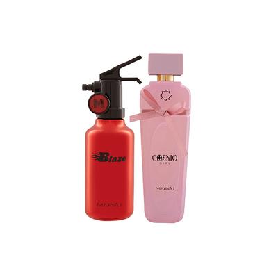 Maryaj Blaze EDP Citrus Aromatic Perfume And Maryaj Cosmo Girl EDP Floral Powdery Perfume 200 ml - Perfumes (Edt/Edp)