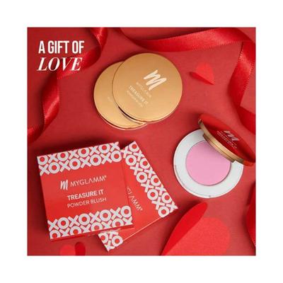 MyGlamm Treasure IT Powder Matte Blush-Lust 4 gm - Blushes