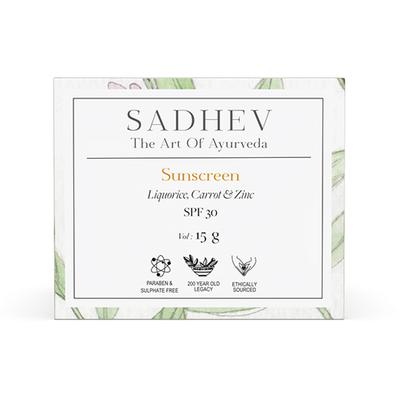 Sadhev - Sunscreen 15 gm - Face Sunscreen