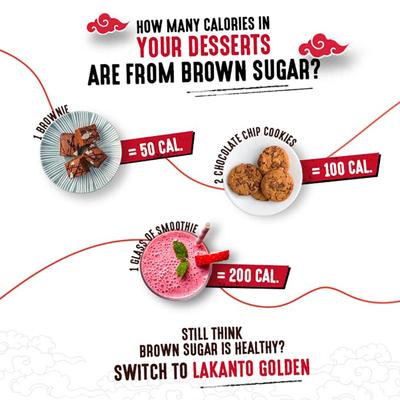 Lakanto Monkfruit Sweetener - Golden 454 g - Sugar Substitute