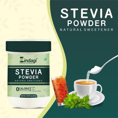 Zindagi Stevia Natural Sweetener Powder 200 gm - Sugar Substitute