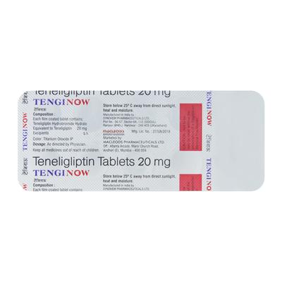 Tenginow 20mg Tablet 10'S - Diabetes-Ant