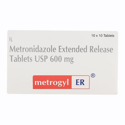 Metrogyl ER 600mg Tablet 10'S - Bacterial Infections-OAB