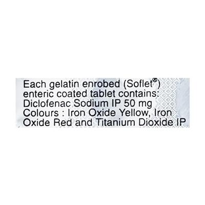 Voveran GE 50mg Tablet 15'S - Pain relief-Nsa