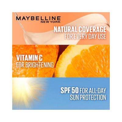 Maybelline New York Fit Me Fresh Tint With SPF 50 & Vitamin C Shade 06 Natural Coverage Skin Tint 30 ml - Foundation
