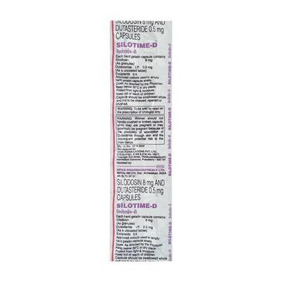 Silotime D 8/0.5 Capsule 10'S - Bladder And Prostate Disorders-Dru