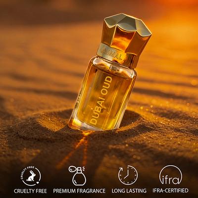 Ajmal Dubai Oud Concentrated Perfume Free From Alcohol for Unisex 5 ml - Perfumes (Edt/Edp)