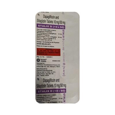 STALIX D 10+50 Tablet 10's - Diabetes-Ant