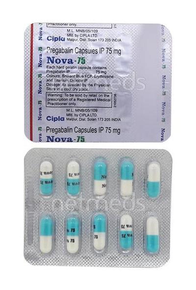 Nova 75mg Capsule 10'S - Epilepsy/Convulsion-Ant