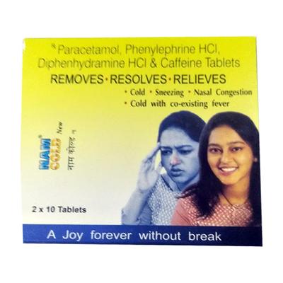 NAM Cold New Tablet 10'S - Cough And Cold-Cou