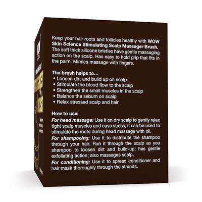WOW Skin Science Stimulating Scalp Shampoo Brush 1's - Hair Brushes