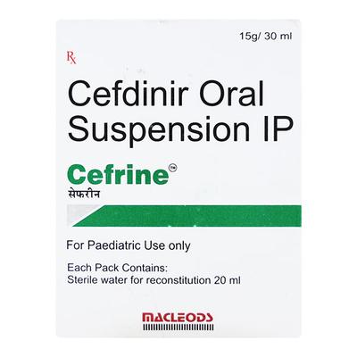 Cefrine 125mg Oral Suspension 30ml - Bacterial Infections-Cep