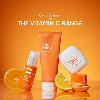 The Face Shop Vitamin C Brightening Foaming Face Wash With Niacinamide 150 ml - Face Washes