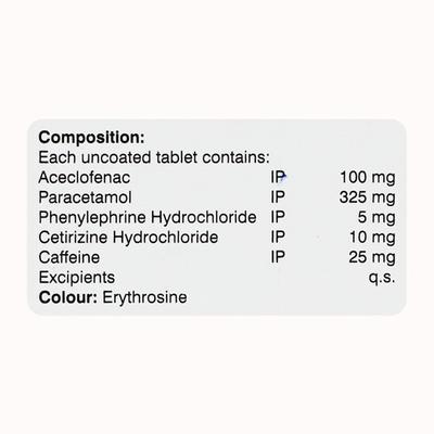 DIECOLD PLUS Tablet 10's - Pain relief-Nsa