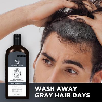 The Man Company Anti-Graying 2-In-1 Formula Shampoo & Conditioner 200ml - Shampoos