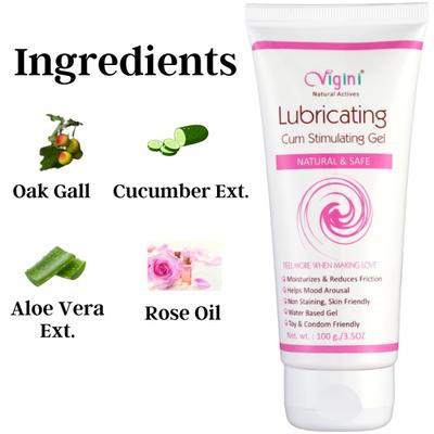 Vigini V-Tightening Gel 100ml + Lubricating Stimulation Gel 100 ml - Intimate Care