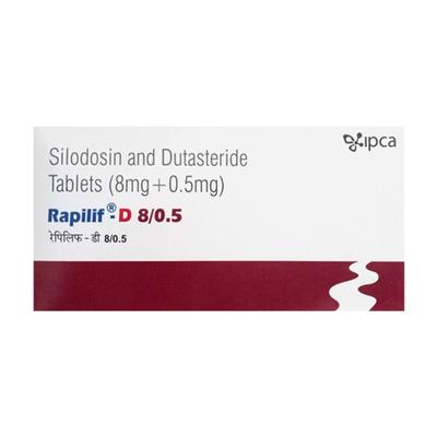 RAPILIF D 8/0.5 Tablet 10's - Bladder And Prostate Disorders-Dru