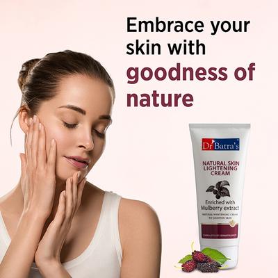 Dr. Batra's Natural Skin Lightening Cream 100 gm (N) - Face Creams